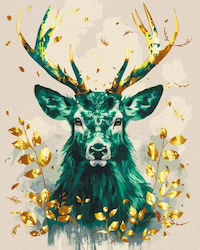 Brushme Paint By Numbers 40x50 Cm Gold Emerald Crown Forest Brushme Paint By Numbers 40x50 Cm Gold Emerald Crown Forest