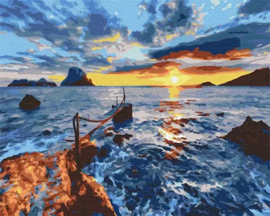 Painting By Numbers Brushme 40x50 Cm At Sunset