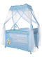 Lorreli Playpen 2 Levels With Changing Table & Mattress Blue