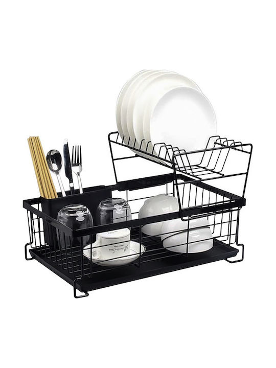 Ruhhy Sink Strainer Inox Black 43x29x27cm