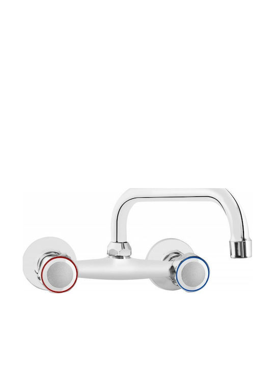 Deante Mixing Salon Shampoo Bowl Sink Faucet Silver