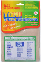Coala Σακούλες Σκούπας 3τμχ Συμβατή με Σκούπα Toni