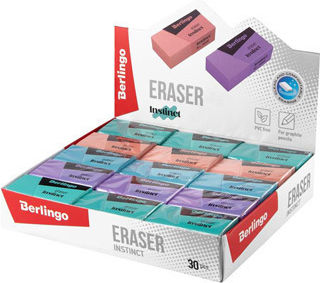 Berlingo Thermoplastic Eraser Color 30 Pcs Instinct