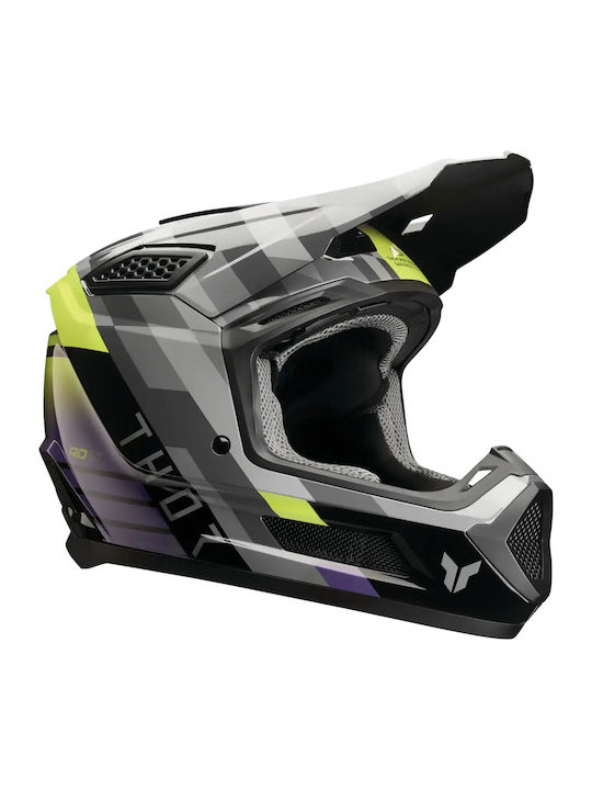 Thor Fleet Camber Black Gray Mauve Gloss Κράνος...