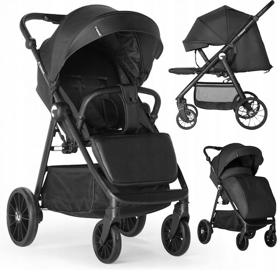 Kidnort Carucior Copii Potrivit Pentru Nou-Născut Negru 9.35kg