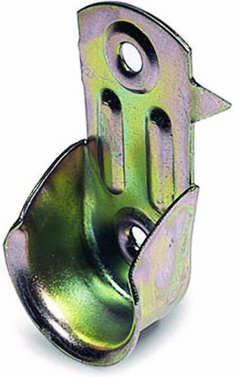 Clip De Fixare Pentru Țeavă Rotundă Φ18mm Metalic 2 Bucăți