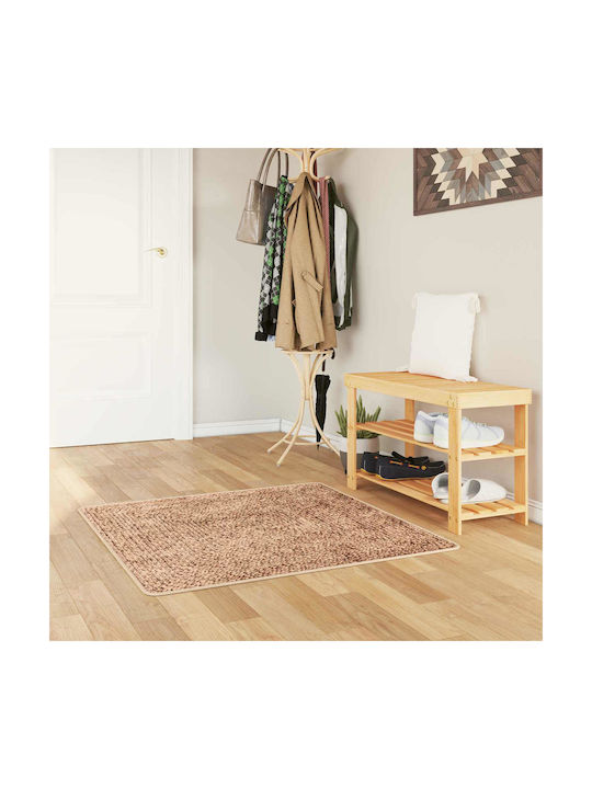vidaXL Non-Slip Rectangular Yellow Rug 100x100cm