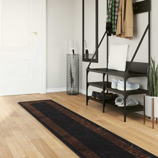 vidaXL Αντιολισθητικό Χαλί Διάδρομος Μαύρο 50x300cm