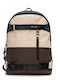 Bestlife Rucsac Col-Skate 42x30x15cm Compartiment Laptop 14.1 Inch Albastru Bej Maro