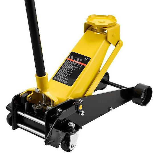 Cric Hidraulic de Tip Cărucior cu Capacitate de Ridicare până la 50 cm și Sarcină Maximă până la 3 Tone