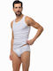 Men's Sleeveless Undershirt in White Colour