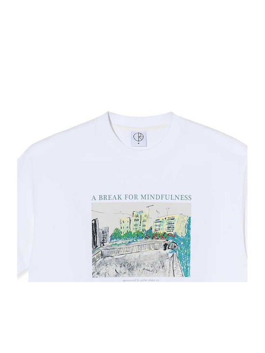 Herrenblusen Kurzarm T-Shirt Weiß