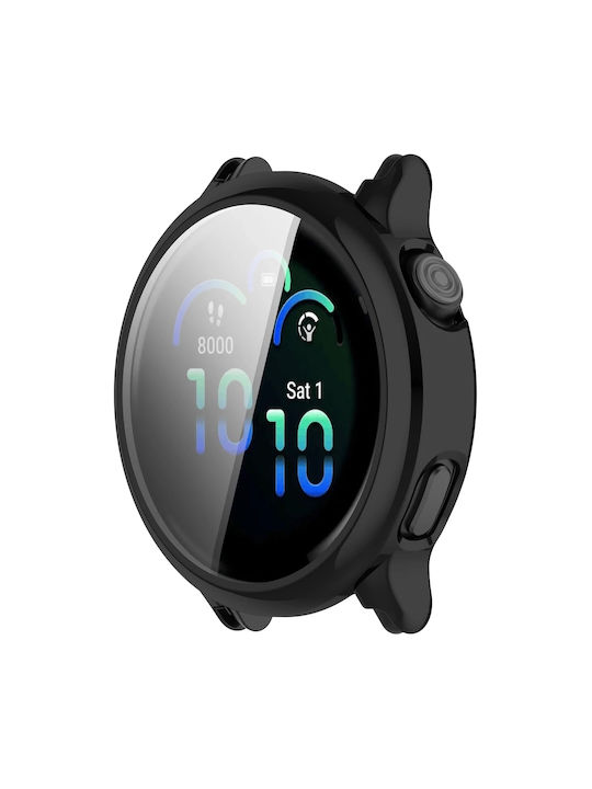 Bizon Husă din Silicon de Culoare Neagră pentru Garmin Vivoactive 6 42mm