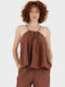 Γυναικεία Μπλούζα Βαμβακερή Brown