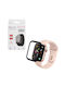 Volte-tel Tempered Glass Apple Watch 4 5 6 Se 44mm 3d Curved Aluminium 1.78'' 0.30mm Full Cover & Installation Tool Black 5205308416880
