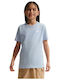 Kinderoberteile Kurzärmelig Hellblaue Sportswear