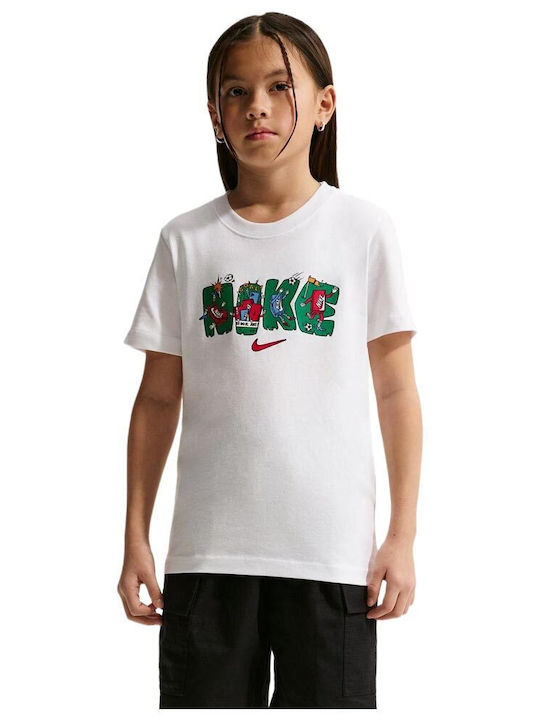 Nike Παιδικό T-shirt Λευκό Sportswear