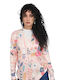 Women's Cardigan with Buttons Peach