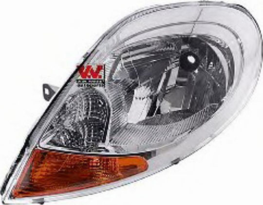 Carro Фар Преден Жълт Мигач E Depo Подходящ За Opel Vivaro 2006-2014 X83 8200701352 Ляв 1 Брой