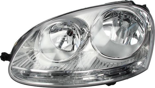 Carro Front Light Chrome Mirror E Depo Suitable For Vw Golf V Variant 2007-2009 1k5 1k6941029p Left 1 Piece