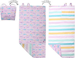 Плажна Кърпа Backpack 71x145см/33x38см Narwhal-starfish Flapjackkids Fjktb571