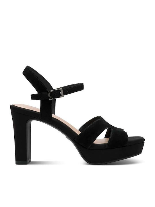 Tamaris Damen Sandalen Schwarz