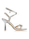 Damen Sandalen Anatomisch Silber