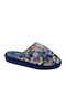 Closed-Toe Women's Slippers Blue