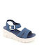 Summer Women's Platforms Blue 304/028-10_MPLE