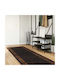 vidaXL Marsa Non-Slip Runner Rug Black 80x350cm