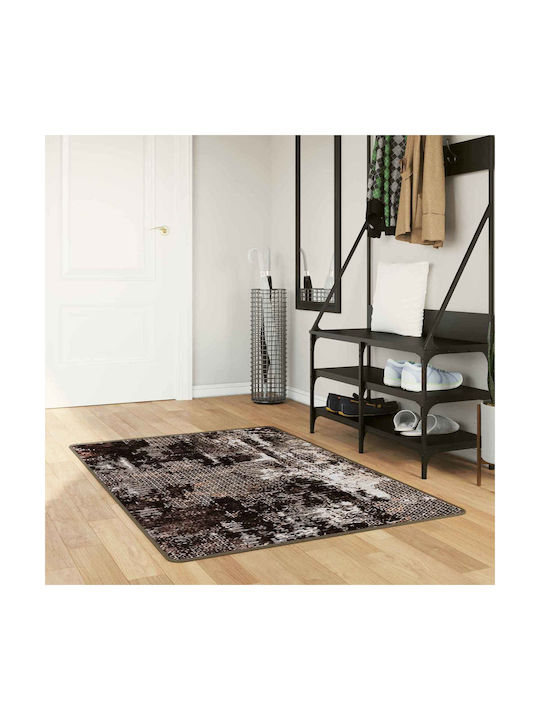 vidaXL Marsa Non-Slip Rectangular Black Rug 100x150cm