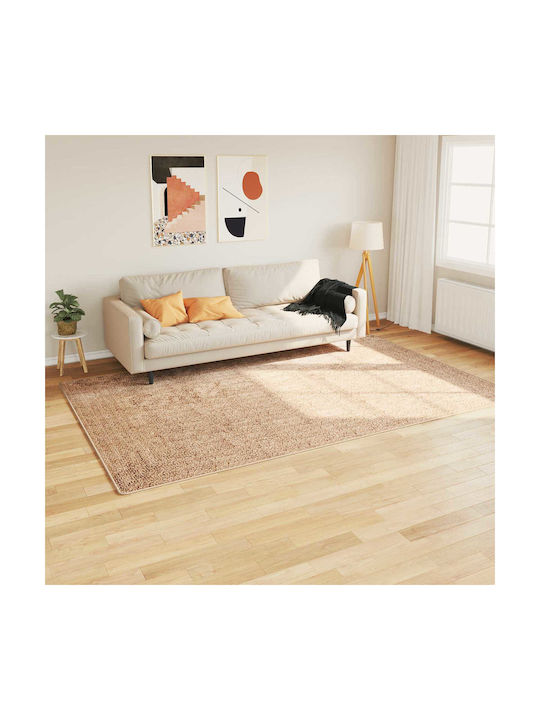 vidaXL Marsa Non-Slip Rectangular Yellow Rug 190x300cm