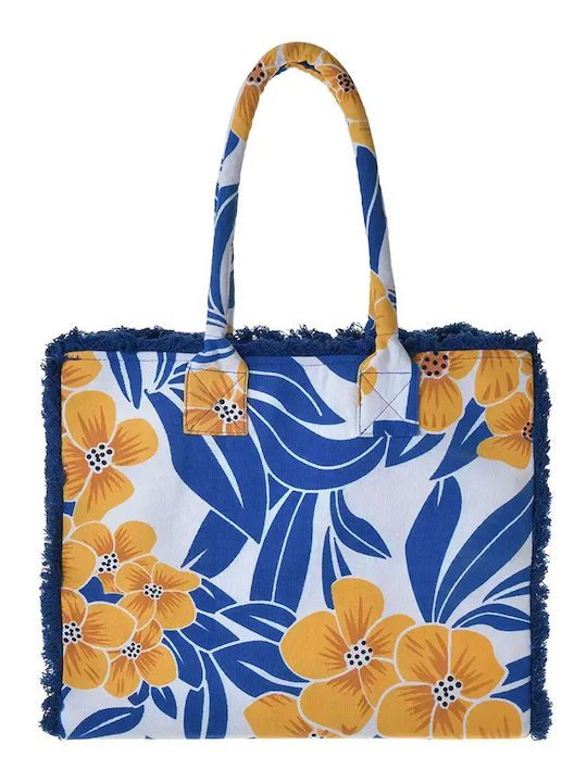 Ble Resort Collection Fabric Blue Beach Bag