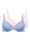 Sonia Light Blue-Powder Bras with Light Padding & Underwire 2Pack