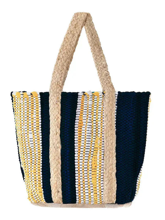Ble Resort Collection Ψάθινη Τσάντα Θαλάσσης Πο...