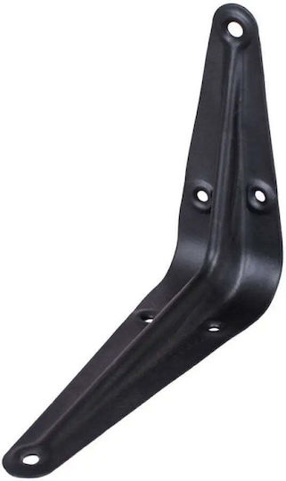 Amig Corner Shelf Made of Metal in Black Colour