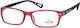 Montana Eyewear Reading Glasses +2.00 in Red Color