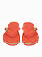 Women's Flip Flops in Orange Color