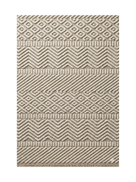 Klonaras Giardino 47 Living Room Rug Rectangular Beige 66x140cm