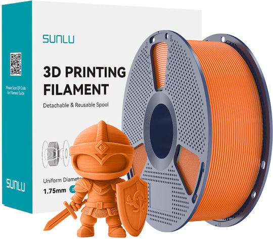 Sunlu PLA+ 3D Printer Filament Πορτοκαλί