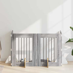 vidaXL Wooden Dog Divider with 4 Panels 241x34x...