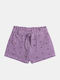 Kids Shorts Bermudas Fabric Purple