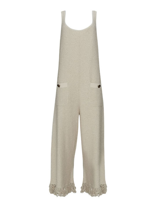 Women's Ecru Jumpsuit