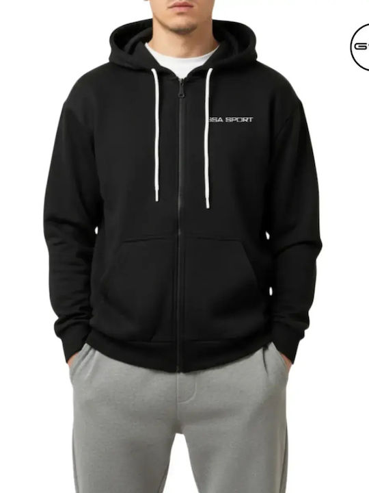 Sweatshirt mit Kapuze Schwarz