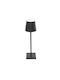 GTSA Metal Table Lamp LED with Silver Shade and Base