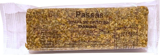 Hemp Protein Bar 80g Superfood Snack No Sugar Passas