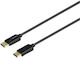 Savio Cable DisplayPort male - DisplayPort male 3m Μαύρο