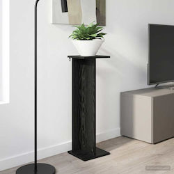 vidaXL Ανθοστήλη Ξύλινη Μαύρη 25x25.5x80.5εκ.