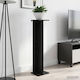 vidaXL Wooden Black Plant Tower 25x25.5x100.5 cm