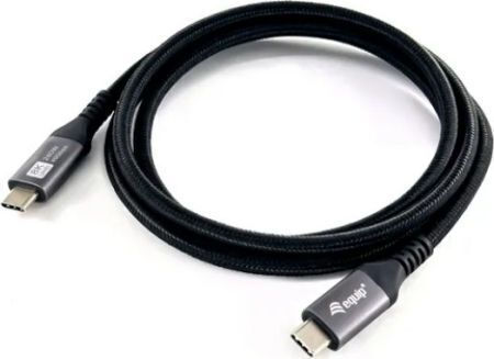 Equip USB 4 Video Cable USB-C male - USB-C 240W PD Μαύρο 0.5m 128380